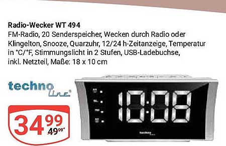 Radio-Wecker WT 494