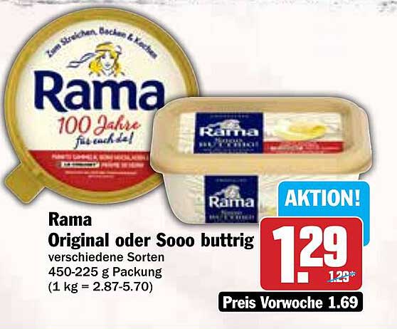 Rama Original oder Sooo buttrig