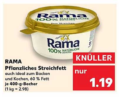 RAMA Pflanzliches Streichfett