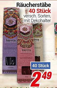 Räucherstäbe 40 Stück