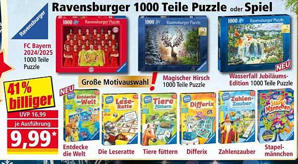 Ravensburger 1000 Teile Puzzle oder Spiel