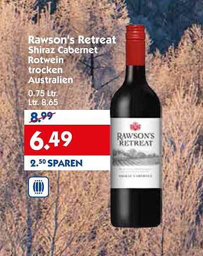 Rawson's Retreat Shiraz Cabernet Rotwein trocken Australien