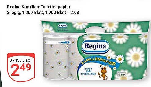 Regina Kamillen-Toilettenpapier