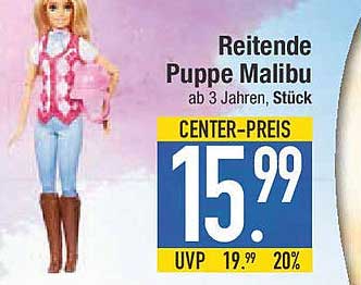 Reitende Puppe Malibu