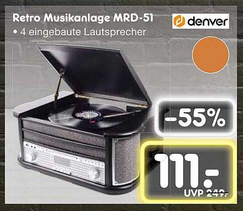 Retro Musikanlage MRD-51