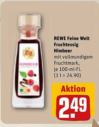 REWE Feine Welt Fruchtessig Himbeer