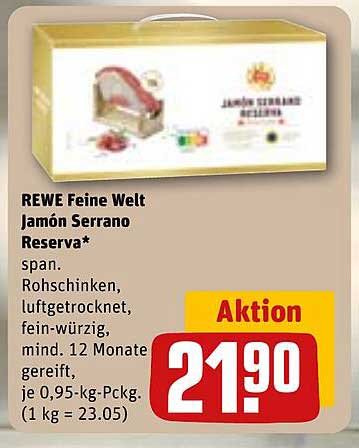 REWE Feine Welt Jamón Serrano Reserva*