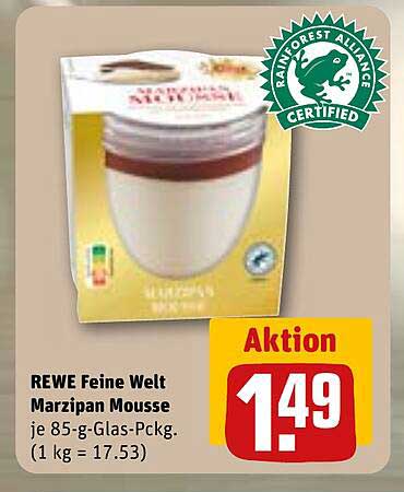 REWE Feine Welt Marzipan Mousse