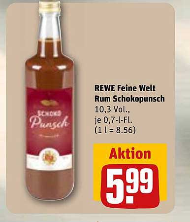 REWE Feine Welt Rum Schokopunsch