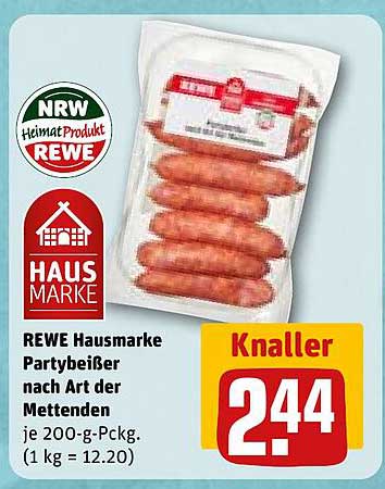 REWE Hausmarke Partybeißer nach Art der Mettenden