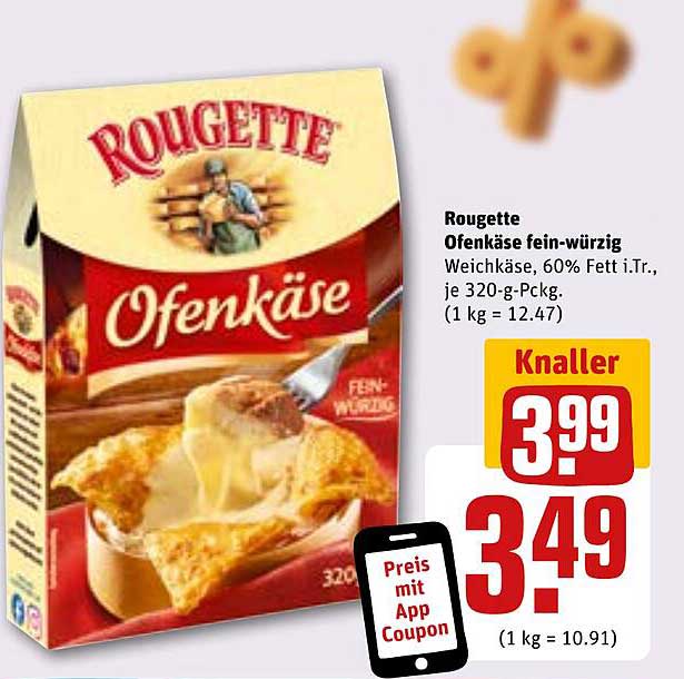 Rougete Ofenkäse fein-würzig