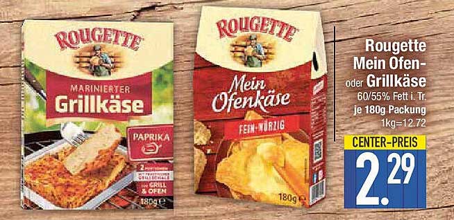 Rougette Mein Ofen- oder Grillkäse