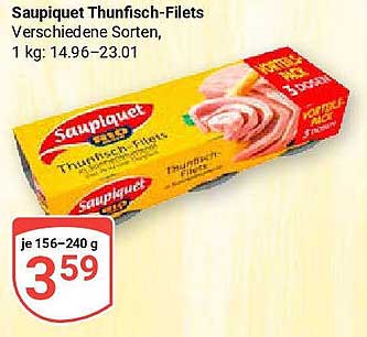 Saupiquet Thunfisch-Filets