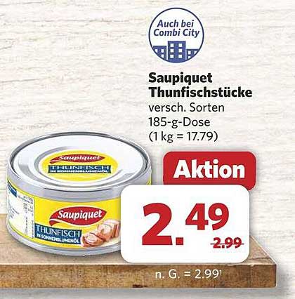 Saupiquet Thunfischstücke