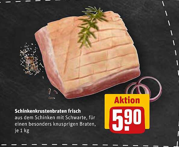 Schinkenkrustenbraten frisch