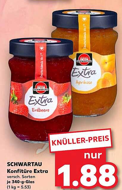 SCHWARTAU Extra Erdbeere