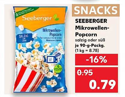 SEEGER Mikrowellen-Popcorn