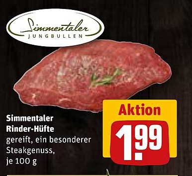 Simmentaler Rinder-Hüfte