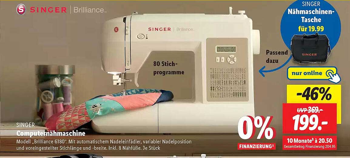 SINGER Computernähmaschine