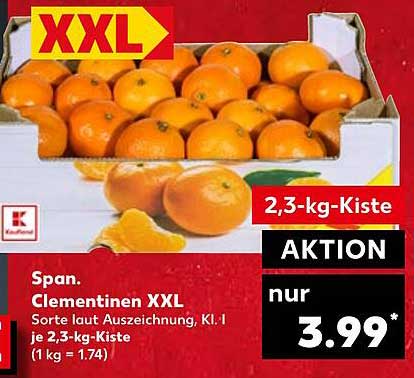 Span. Clementinen XXL