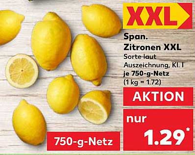 Span. Zitronen XXL