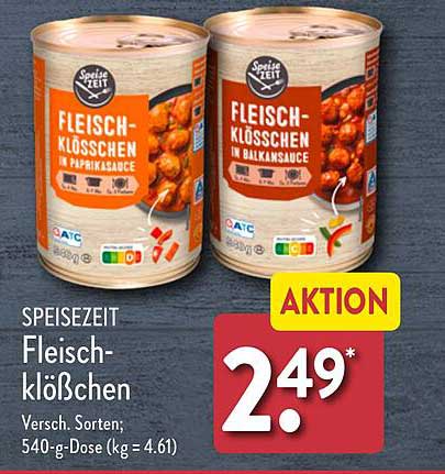 SPEISEZEIT Fleischklößchen