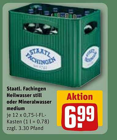 Staatl. Fachingen Heilwasser still oder Mineralwasser medium