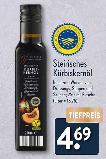 Steirisches Kürbiskernöl