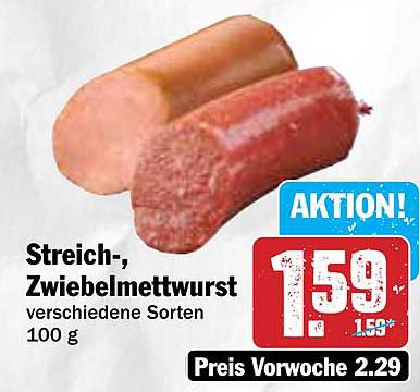 Streich-, Zwiebelmett wurst