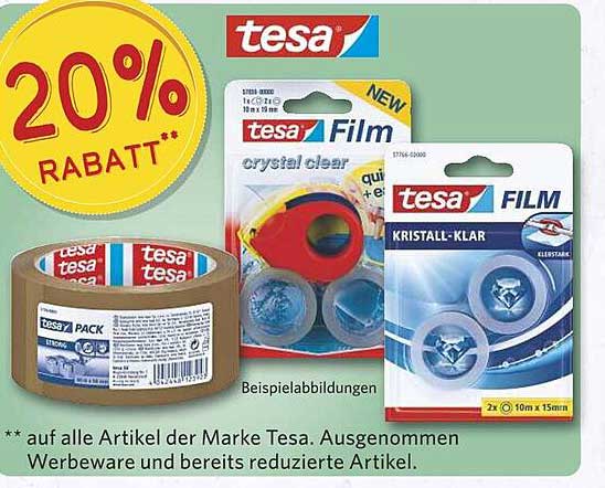 tesa PACK  
tesa Film crystal clear  
tesa FILM KRISTALL-KLAR