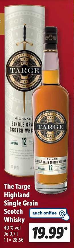 The Targe Highland Single Grain Scotch Whisky