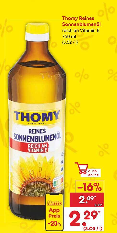 Thomy Reines Sonnenblumenöl