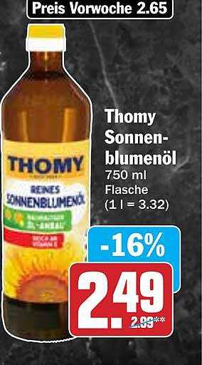 Thomy Sonnenblumenöl