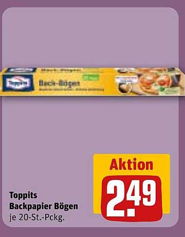 Toppits Backpapier Bögen