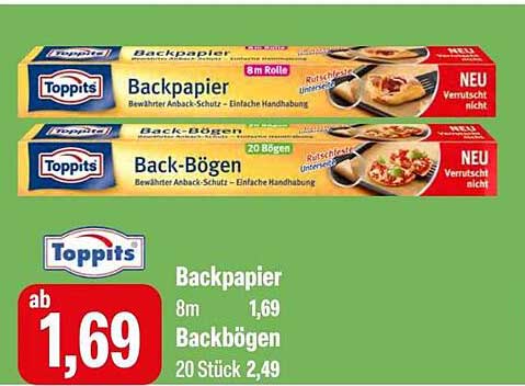 Toppits Backpapier  
Toppits Back-Bögen