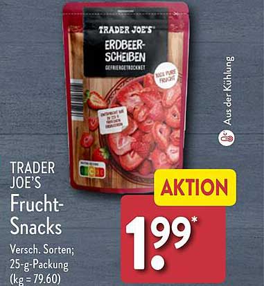 TRADER JOE'S Erdbeerscheiben