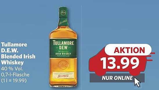 Tullamore D.E.W. Blended Irish Whiskey