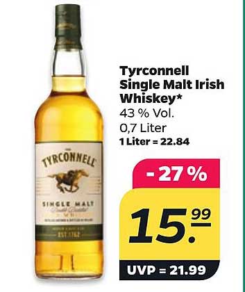 Tyrconnell Single Malt Irish Whiskey*