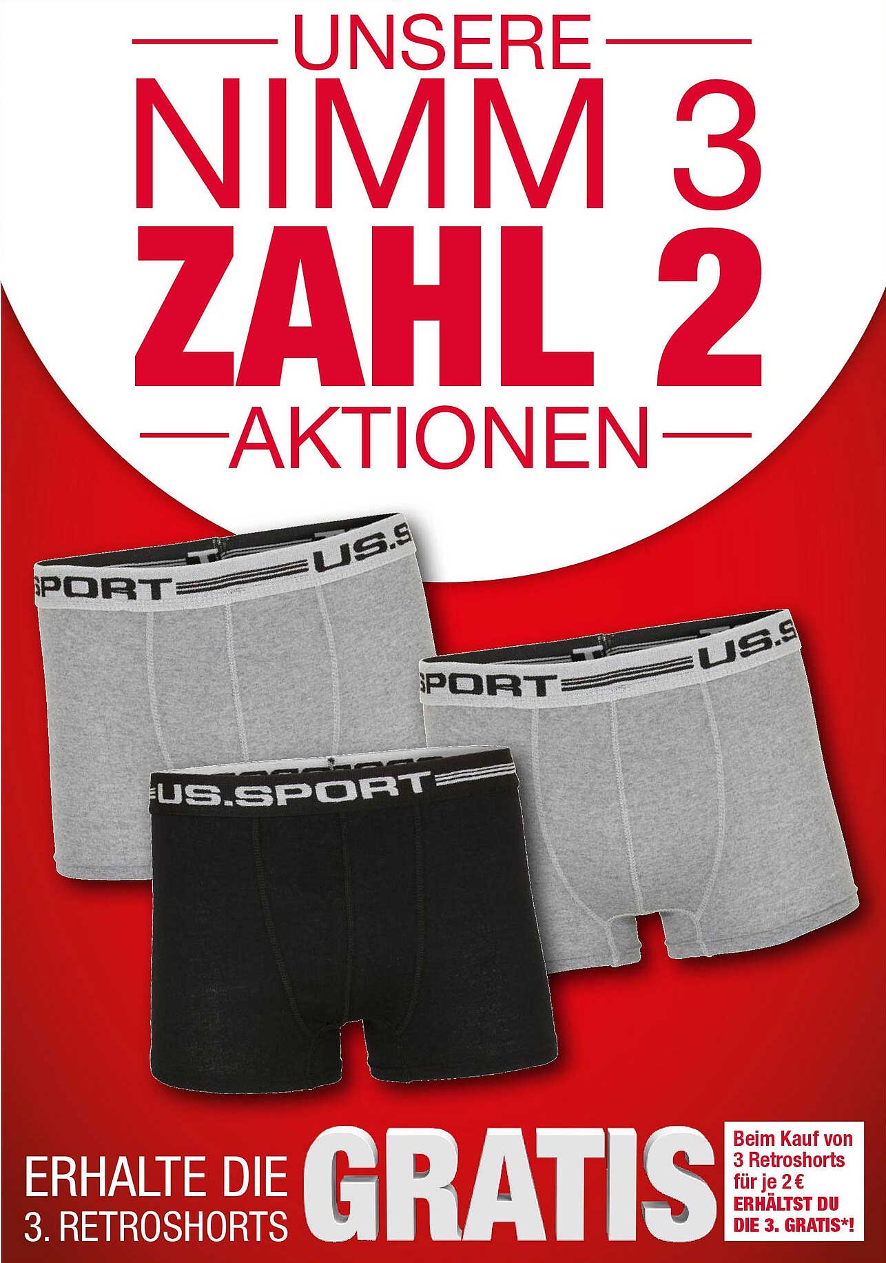 U.S. SPORT Retroshorts