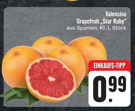 Valensina Grapefruit „Star Ruby“