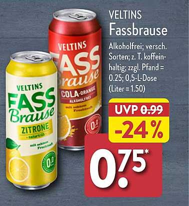 VELTINS Fassbrause