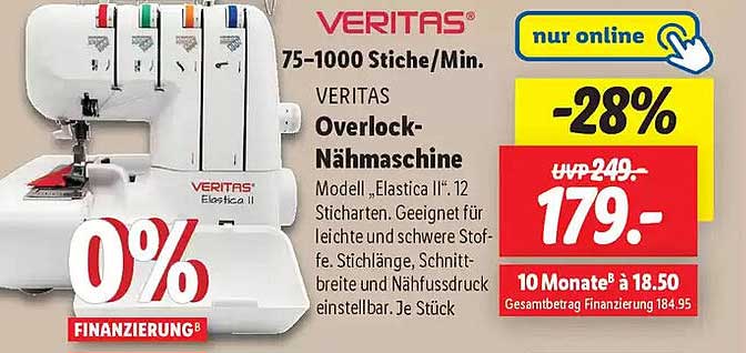 VERITAS Overlock-Nähmaschine