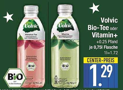 Volvic Bio-Tee oder Vitamin+