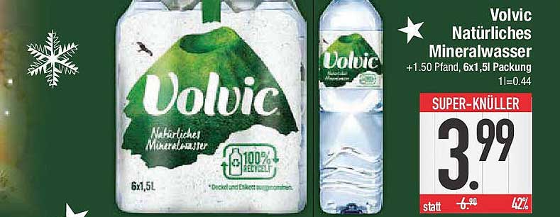 Volvic Natürliches Mineralwasser