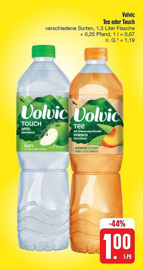 Volvic Tee oder Touch