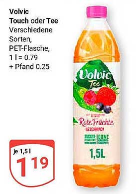 Volvic Touch oder Tee