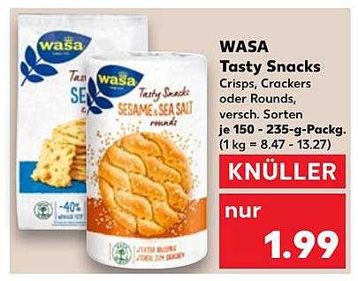 WASA Tasty Snacks