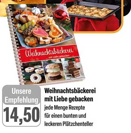 Weihnachtsbäckerei mit Liebe gebacken