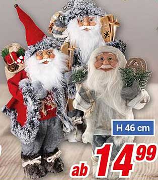 Weihnachtsmann Figuren H 46 cm