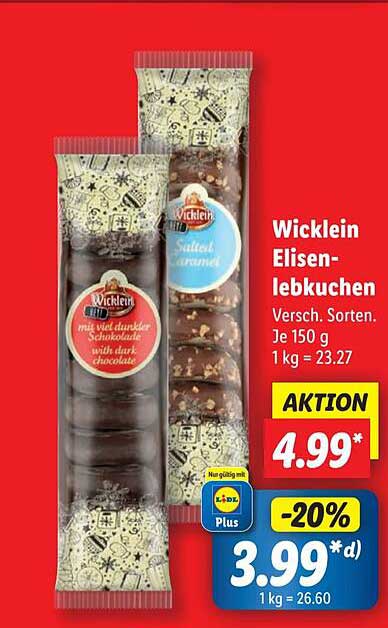 Wicklein Elisenlebkuchen